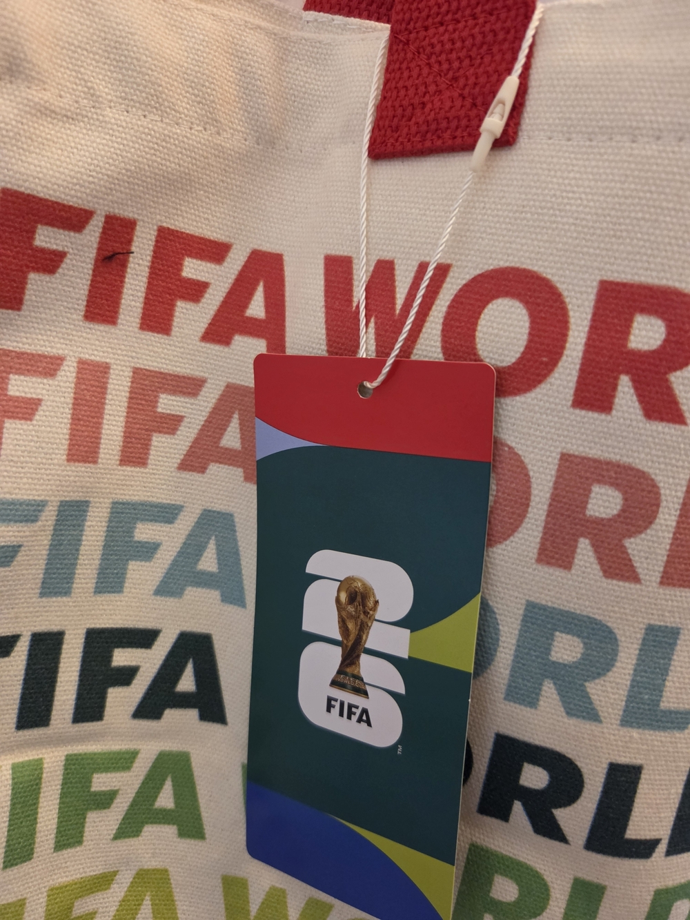 FIFA World Cup Multicolor Canvas Tote Bag - Picture 2 of 4